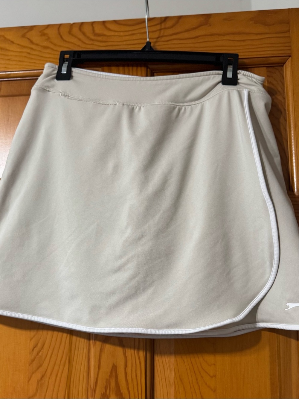 Slazenger Beige Athletic Skort with White Trim